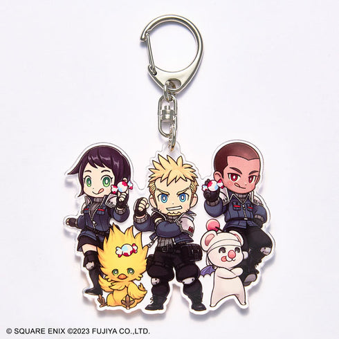 『FINAL FANTASY (ファイナルファンタジー) VII EVER CRISIS × Peko&Poko』 アクリルキーホルダー ファーストソルジャー